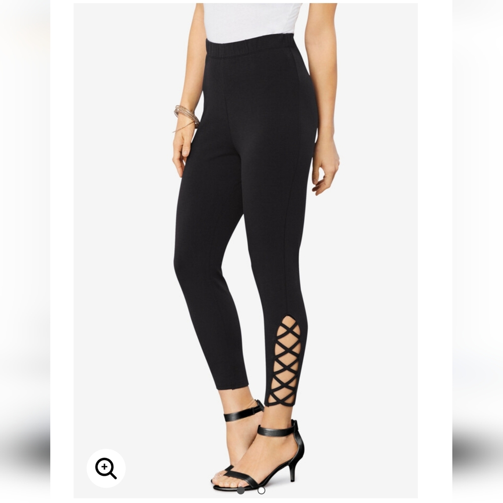 🆕️ NWOT Plus Size Pants w/ Caged Calf